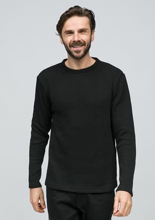 Joe53035 Erkek Siyah Sweatshirt - 1