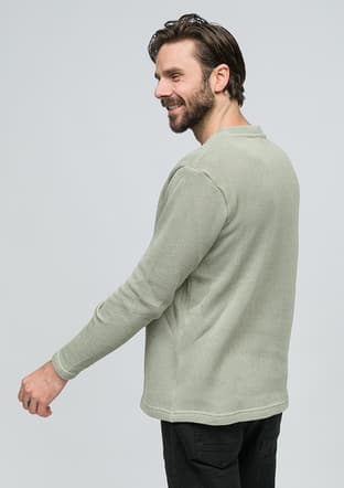 Joe53035 Erkek Yeşil Sweatshirt - 3