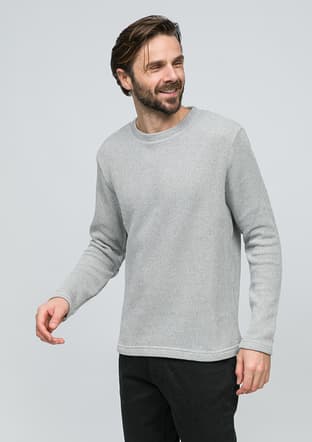 Joe53035 Erkek Gri Sweatshirt - 2