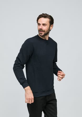 Joe50460 Erkek Siyah Sweatshirt - 2