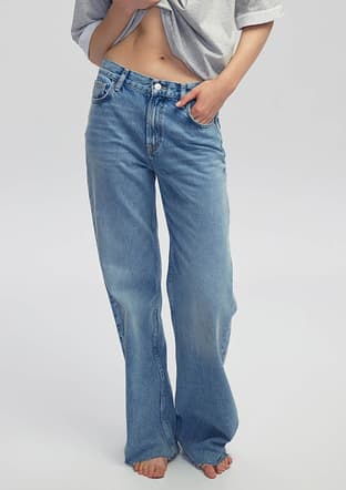 Iw6250018015 Kadın Lacivert Jean Pantolon - 3