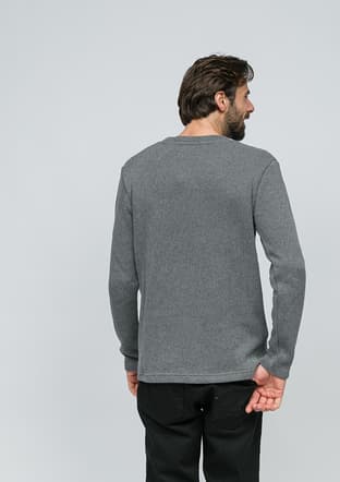 Joe53035 Erkek Antrasit Sweatshirt - 3