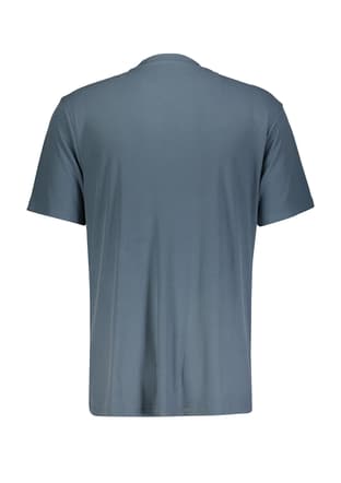 B35W10001 Erkek Mavi Bisiklet Yaka T-shirt - 2