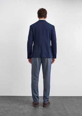 B35W50031 Erkek Lacivert Ceket - 2