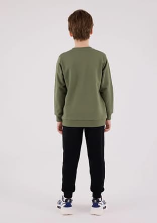 Rp3651-2 Erkek Çocuk Yeşil Eşofman - 2
