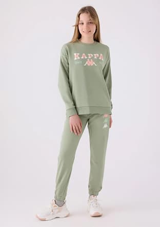 361X16W Kız Çocuk Yeşil Sweatshirt - 2