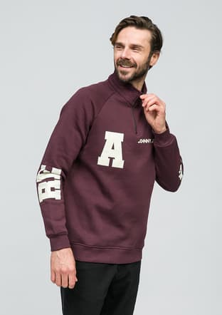 Joe53860 Erkek Mor Sweatshirt - 1