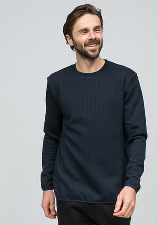 Joe53440 Erkek Lacivert Sweatshirt - 1