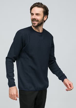 Joe53440 Erkek Lacivert Sweatshirt - 3