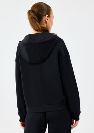 S2610016-3817 Kadın Siyah Sweatshirt - 2