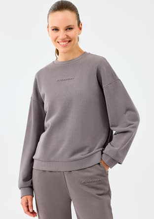 S2610011-3920 Kadın Gri Sweatshirt - 1