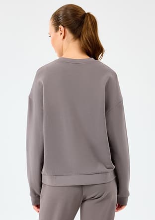S2610011-3920 Kadın Gri Sweatshirt - 2