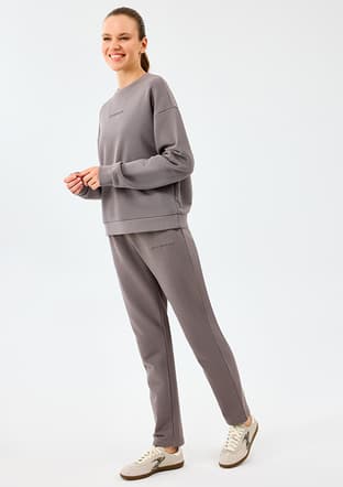 S2610011-3920 Kadın Gri Sweatshirt - 3