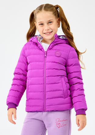 Sk2520079-4069 Kız Çocuk Mor Mont - 2