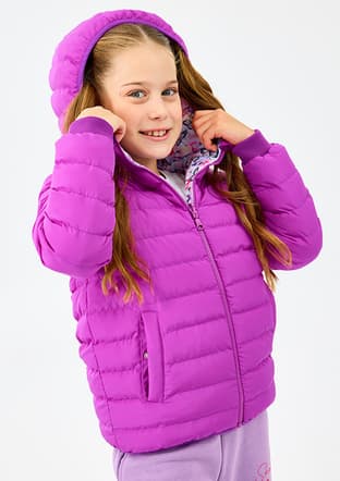 Sk2520079-4069 Kız Çocuk Mor Mont - 3
