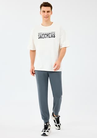 S2520120-3855 Erkek Beyaz Baskılı T-shirt - 3