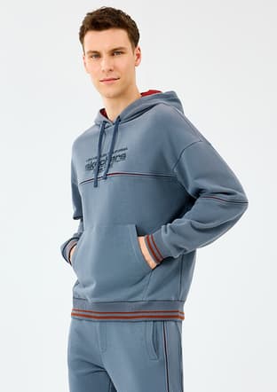 S2520227-3998 Erkek Gri Sweatshirt - 2