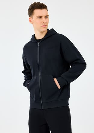 S2610014-3817 Erkek Siyah Sweatshirt - 1