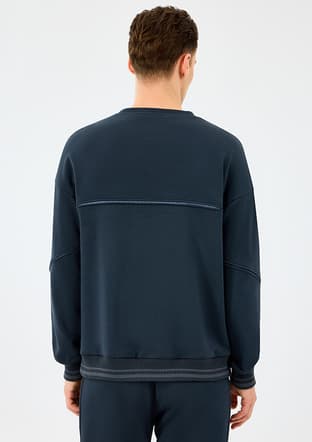 S2520229-3817 Erkek Siyah Sweatshirt - 3