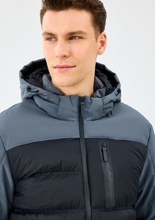 S242033-3998 Erkek Gri Mont - 3