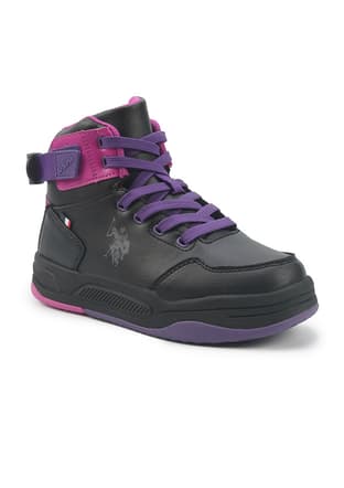 A10202791712010 Kız Çocuk Siyah Sneaker - 2