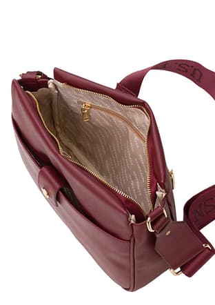Us25601 Kadın Bordo Çapraz Çanta - 2