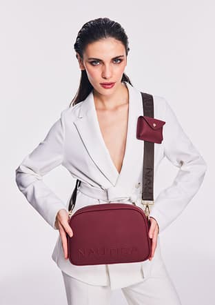 Cn7597T Kadın Bordo Çapraz Çanta - 1