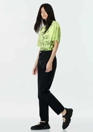 Tw6250018030 Kadın Siyah Jean Pantolon - 2
