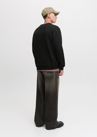 12282893 Erkek Siyah Sweatshirt - 2