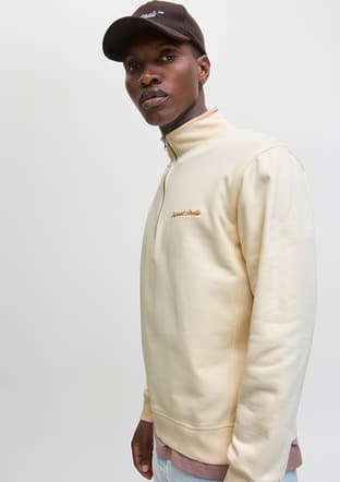 12282899 Erkek Beyaz Sweatshirt - 2