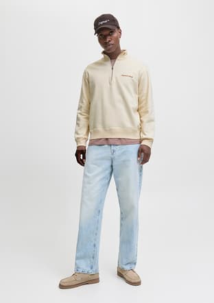 12282899 Erkek Beyaz Sweatshirt - 3
