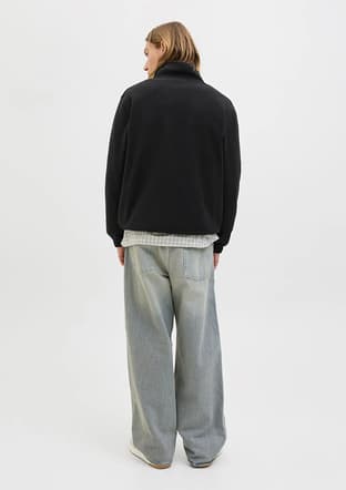 12279680 Erkek Siyah Sweatshirt - 2