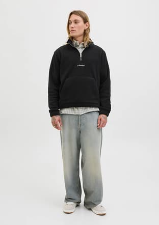 12279680 Erkek Siyah Sweatshirt - 3