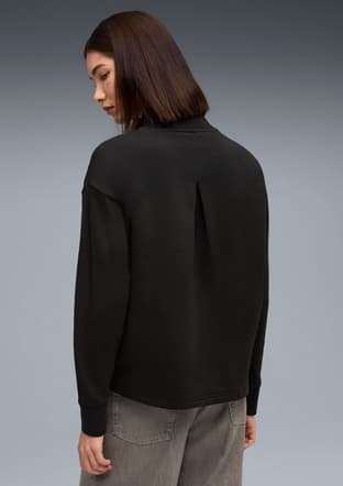 68815201 Kadın Siyah Sweatshirt - 2