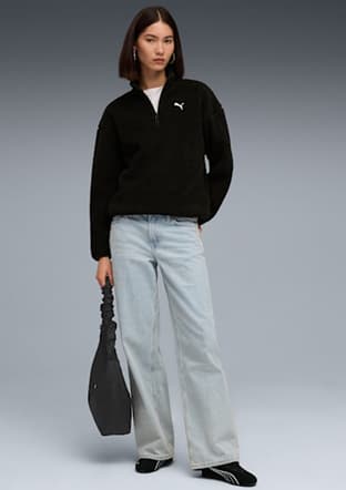68811101 Kadın Siyah Sweatshirt - 3