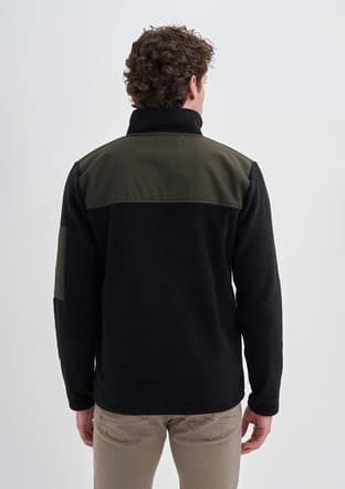 56380 Erkek Siyah Sweatshirt - 3