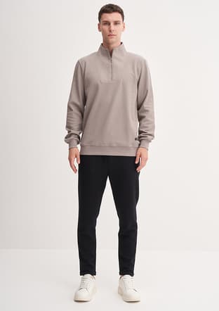 53075 Erkek Gri Sweatshirt - 1