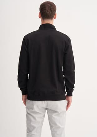 53075 Erkek Siyah Sweatshirt - 3