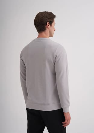 51520 Erkek Gri Sweatshirt - 2