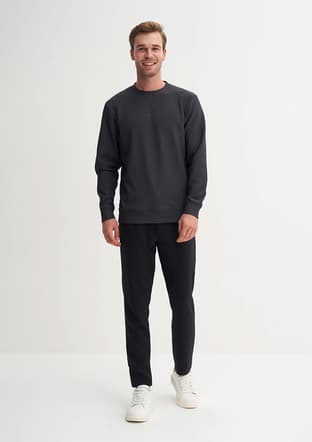 51520 Erkek Antrasit Sweatshirt - 1