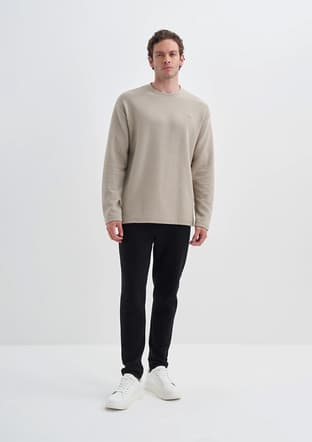 50690 Erkek Bej Sweatshirt - 3