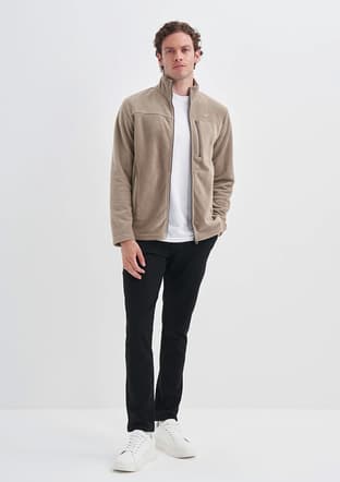56330 Erkek Bej Sweatshirt - 1