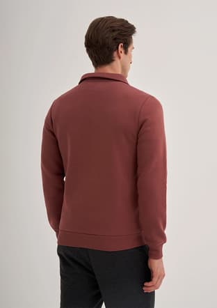 56180 Erkek Pembe Sweatshirt - 3