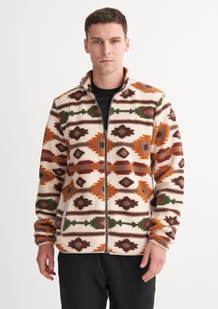 53920 Erkek Beyaz Sweatshirt - 2