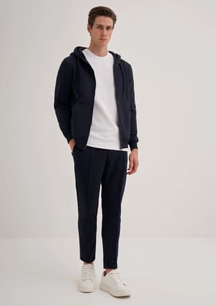 56170 Erkek Lacivert Sweatshirt - 1