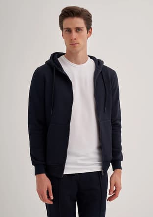 56170 Erkek Lacivert Sweatshirt - 3