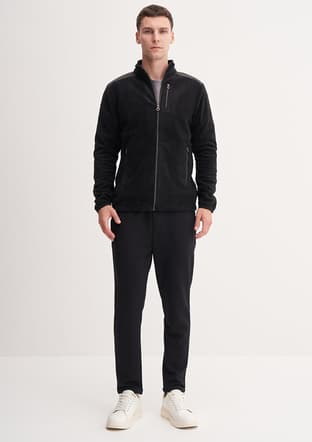 53650 Erkek Siyah Sweatshirt - 1