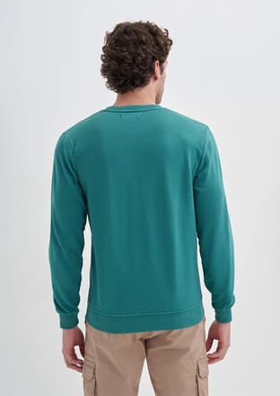 56100 Erkek Yeşil Sweatshirt - 2