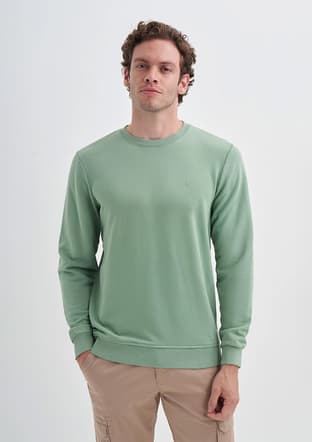 56100 Erkek Yeşil Sweatshirt - 2
