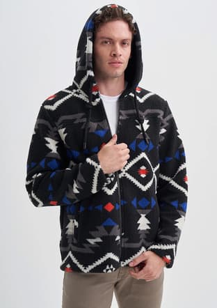 50940 Erkek Siyah Sweatshirt - 2